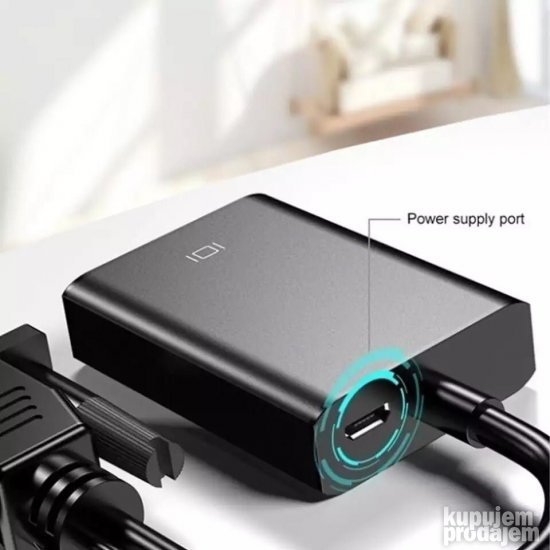 VGA na HDMI + zvuk + napajanje