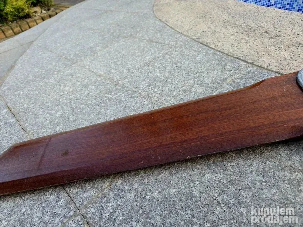 Kormilo za jedrilicu, mahagonija, 98 cm