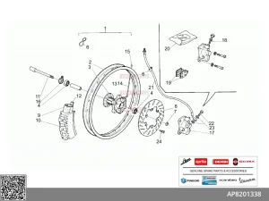 AP8201338 - Brzinometar Aprilia Pegaso 04