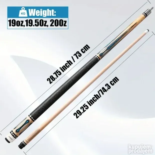 Joss i McDermott štapovi unilock 12.75mm