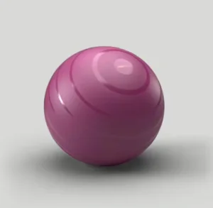 Lopta za pilates veličine 3 (75cm) roze