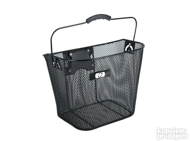 Oxford Wire Front Basket QR prednja korpa za bicikl crna
