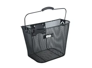 Oxford Wire Front Basket QR prednja korpa za bicikl crna