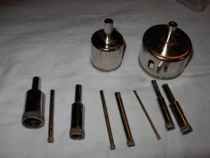 Set od 10 komada dijamantno obloženih burgija za pločice