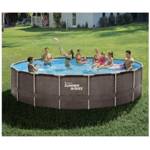 Okrugli bazen sa metalnim ramom RATAN 3,05x0,76 Summer Waves