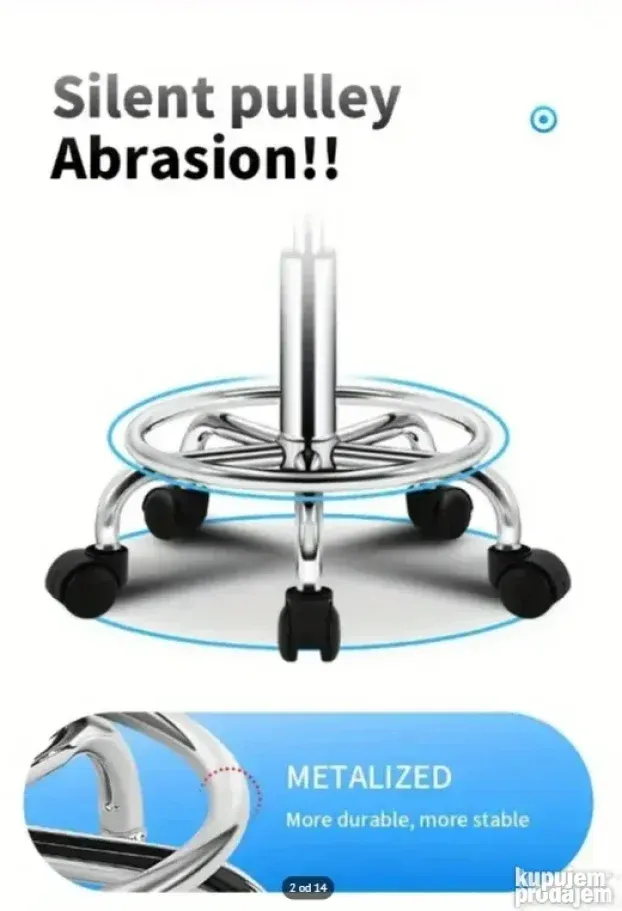 Pomocna stolica kozmeticka frizerska tatoo model 9