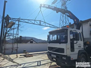 Prevoz kamionom sa kranom dizalicom rukom