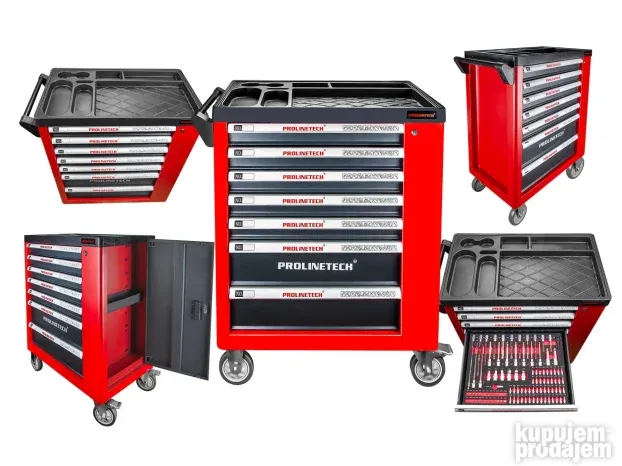 Set alata u kolicima  250 delova + dodatni prostor