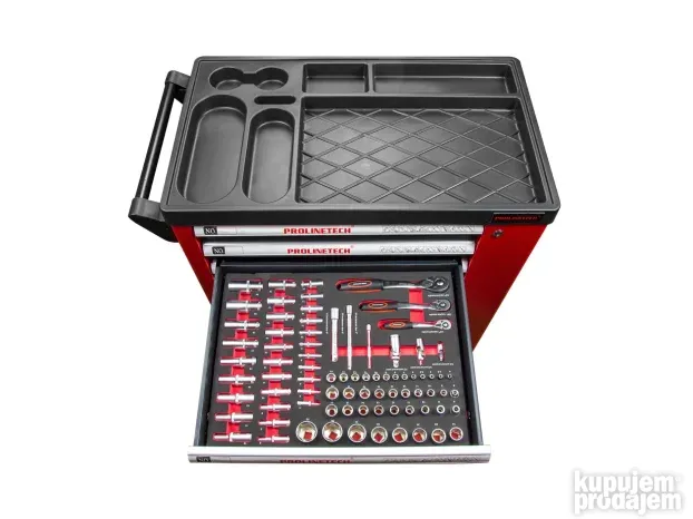 Set alata u kolicima  250 delova + dodatni prostor