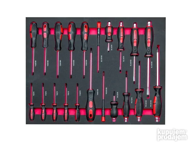 Set alata u kolicima  250 delova + dodatni prostor