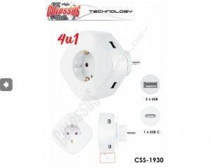 USB Utikač 4u1 CSS-1930