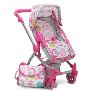 MONI Kolica za lutke Pink Rose NOVO