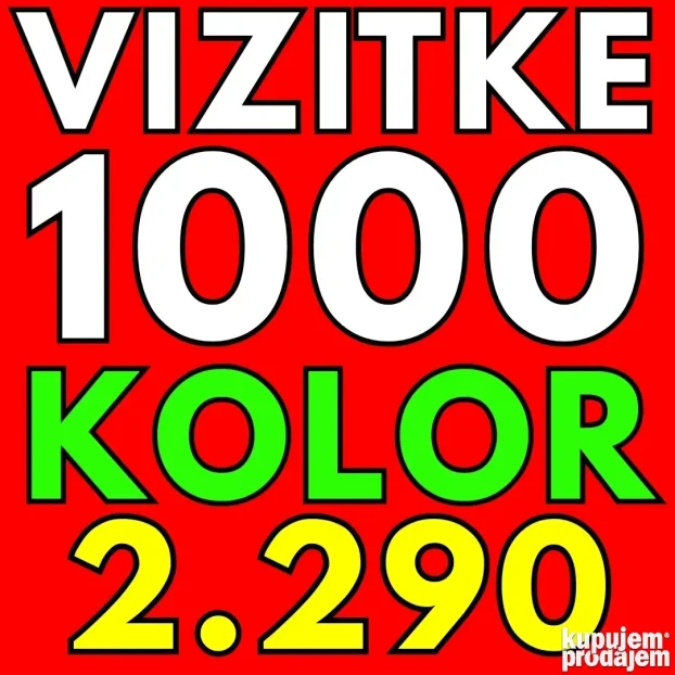 Vizit Karte Cena Izrada Vizit Karti Dizajn Stampa Beograd