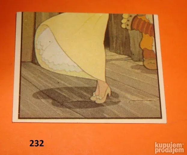 Sličice samolepljive Snežana i sedam patuljaka od 220 do 248