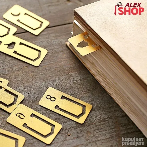 Obeleživači za knjige bookmark set od 6 komada