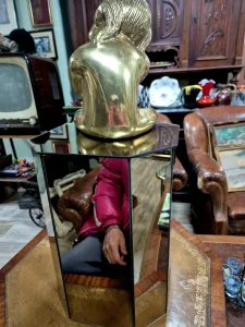 Postment vintage za odlaganje skulptura i figura, 40 cm visi