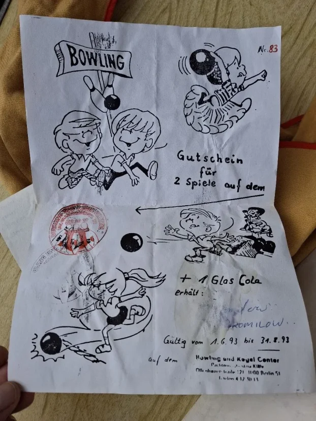 Vintage kugla za kuglanje