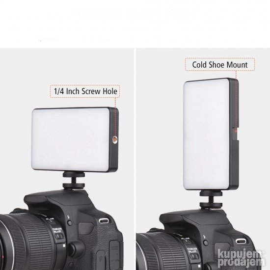 Andoer W140 RGB LED Video Foto Reflektor 2500K-9000K NOVO