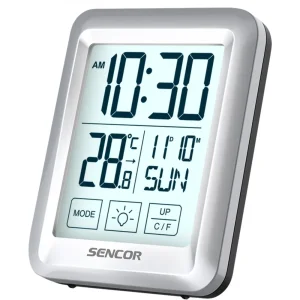 SENCOR SWS 1918 Thermometer alarm clock silver / grey