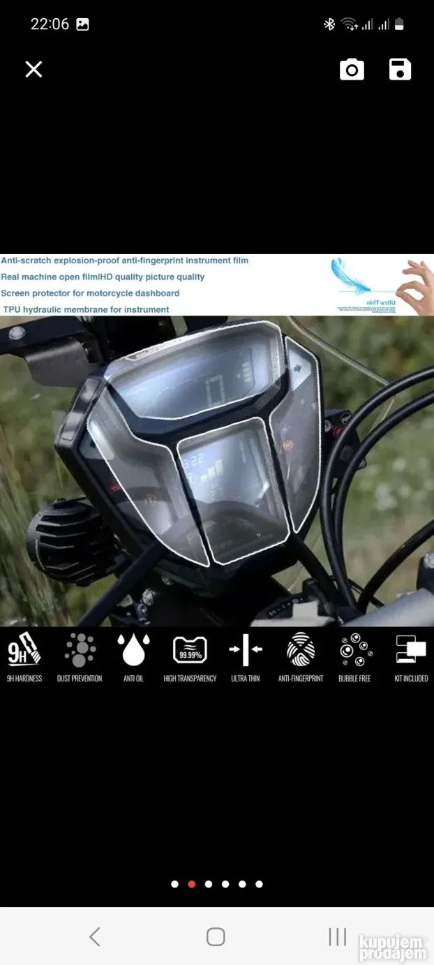 Zastita ekrana Screenprotector Honda Africa crf 1000