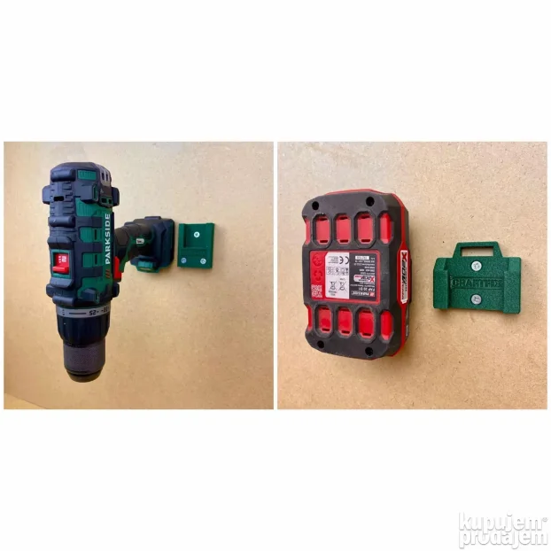 Držači aku alata i baterija (dewalt,makita,bosch,mileaukee..