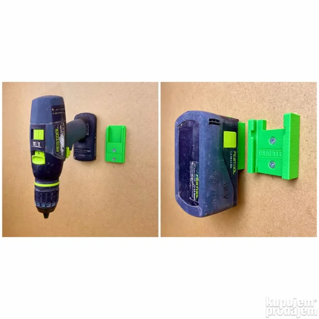 Držači aku alata i baterija (dewalt,makita,bosch,mileaukee..