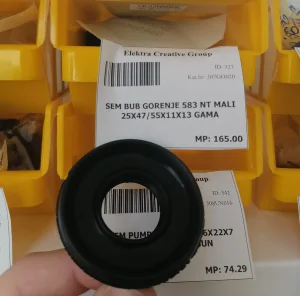 Semering bubnja Gorenje 583Nt mali 25x47/55x11x13 Gama