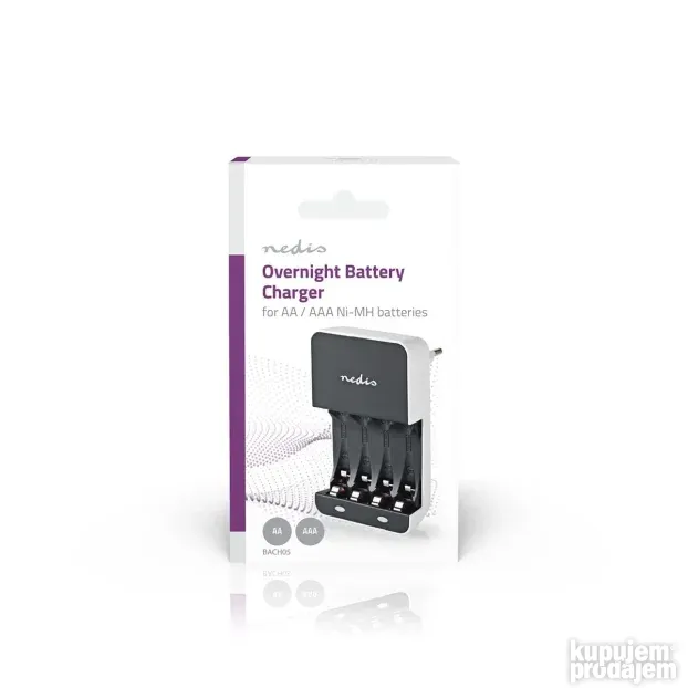 Punjač za AA/AAA 1.5V baterije Nedis BACH05