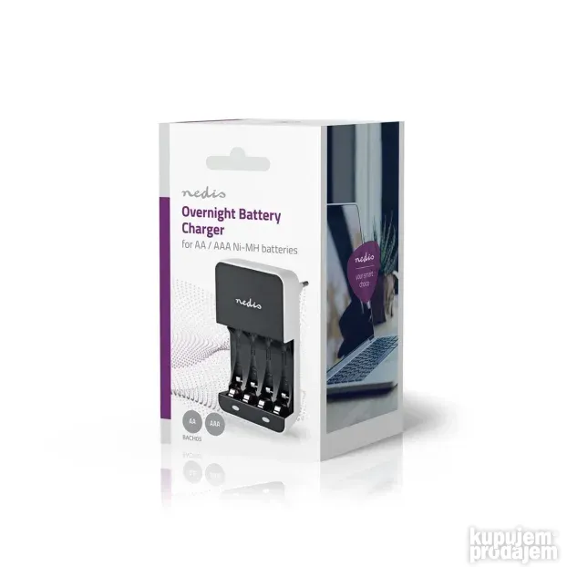 Punjač za AA/AAA 1.5V baterije Nedis BACH05
