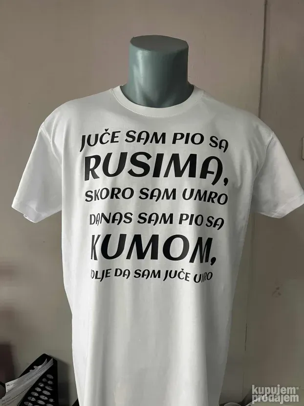 Majica za kuma, Majice sa štampom po želji, Majica