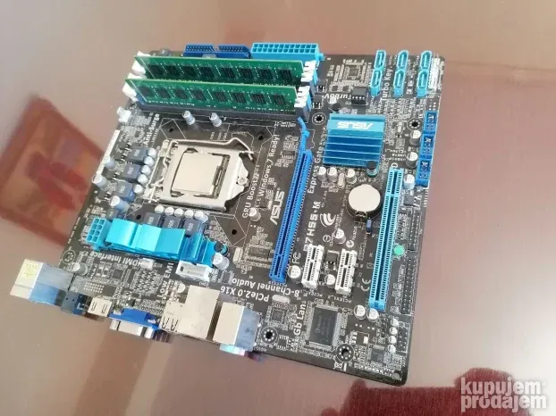 Placa de baza PC second hand ASUS P7H55D-M PRO 1156 mATX + I5-650