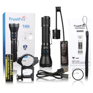 TRUSTFIRE T40R LED hunting light set black