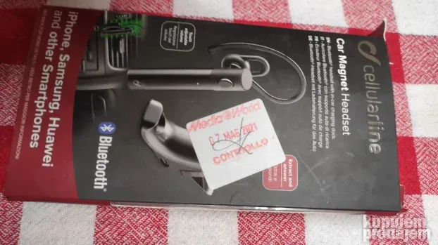 Bezicna slusalica Headset sa postoljem za auto