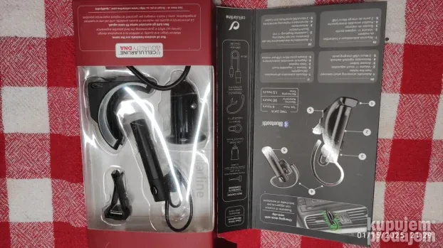 Bezicna slusalica Headset sa postoljem za auto