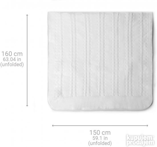 Medisana naddusek sa grejacima 150x160cm - HU676