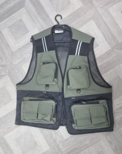 Ribolovacki i lovacki prsluk - Zeleni