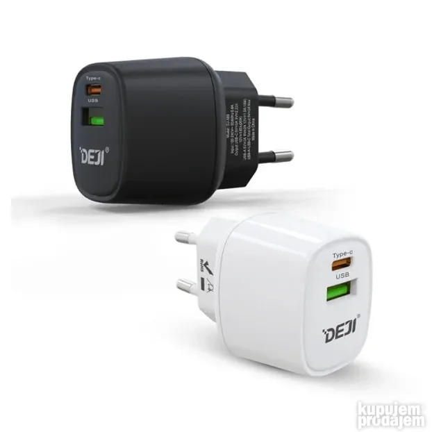 Punjac Deji GaN USB-C + USB-A 20W A88