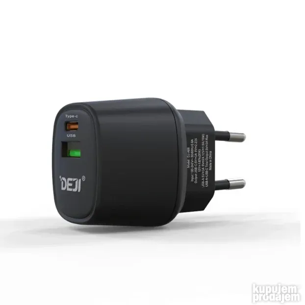 Punjac Deji GaN USB-C + USB-A 20W A88