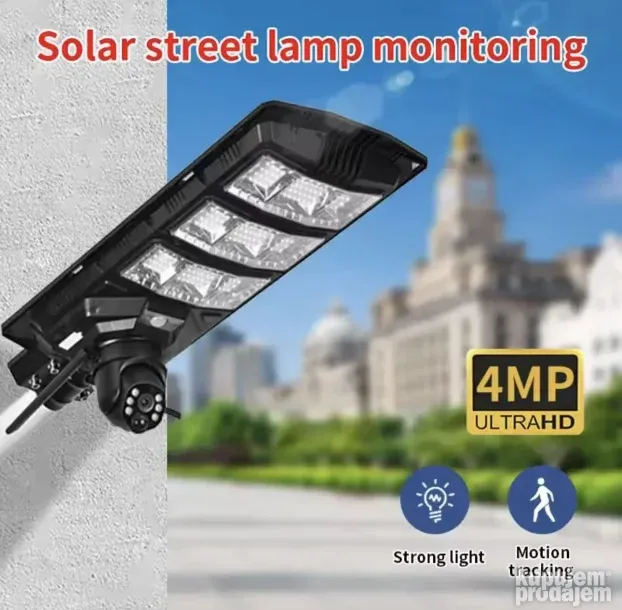 Solarna 4g sim free kamera spoljasnja sa reflektorom 450 W