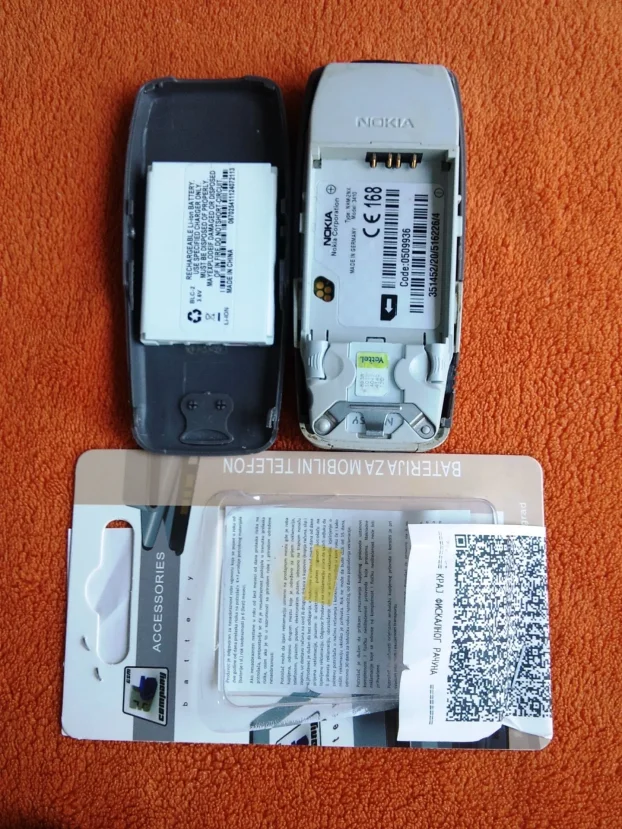 Nokia 3410, NOVA maska i nova baterija, Germany. SRPSKI.