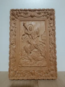 Sv. Georgije - Djurdjevdan (Ikona - duborez)