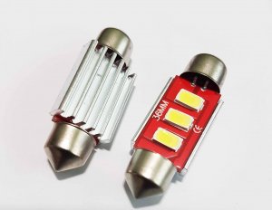 Canbus sulfidne LED diode 36mm ( 3 SMD ) - PAR