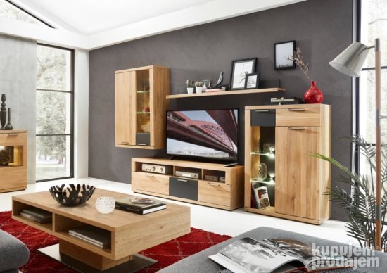 Zidna Polica 160x16x25cm Natural - Innostyle