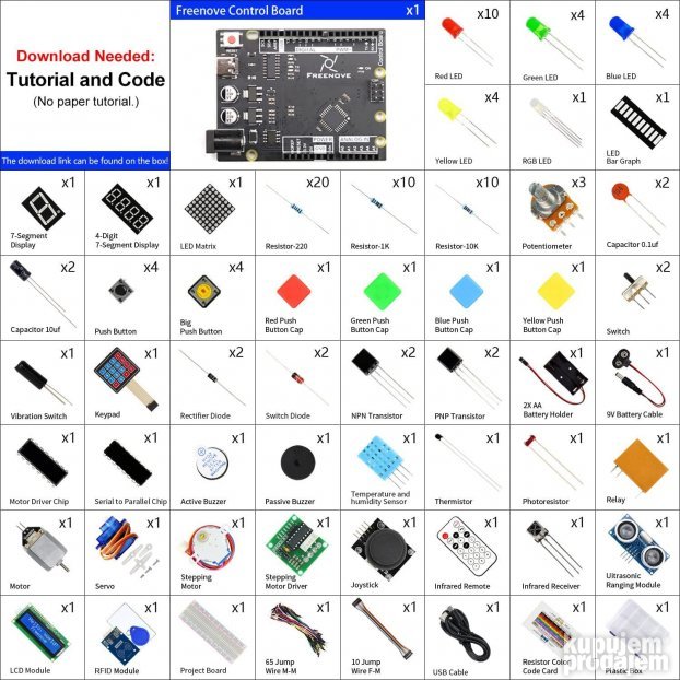 Starter kit elektronske komponente