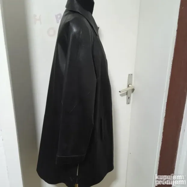 Postavljeni kožni mantil Challce collection 42