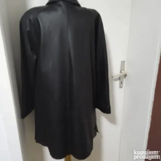 Postavljeni kožni mantil Challce collection 42