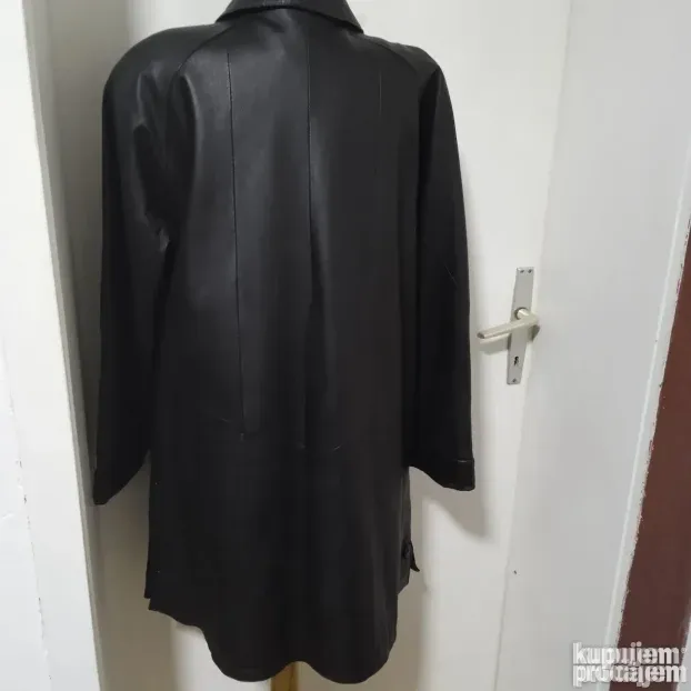 Postavljeni kožni mantil Challce collection 42