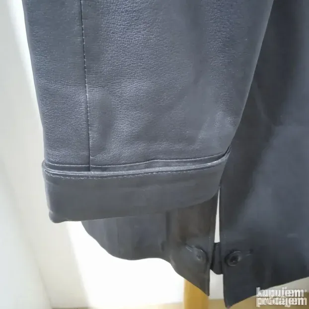 Postavljeni kožni mantil Challce collection 42