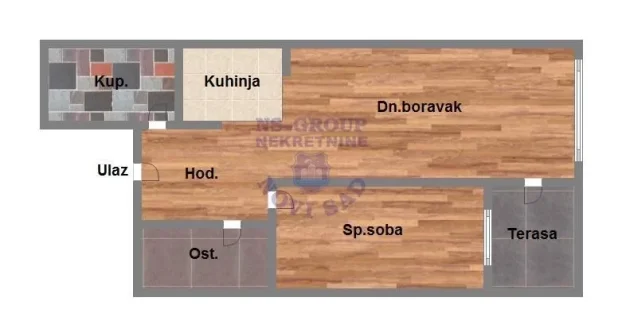 Klisa, 2.0 dvosoban, 32 m²