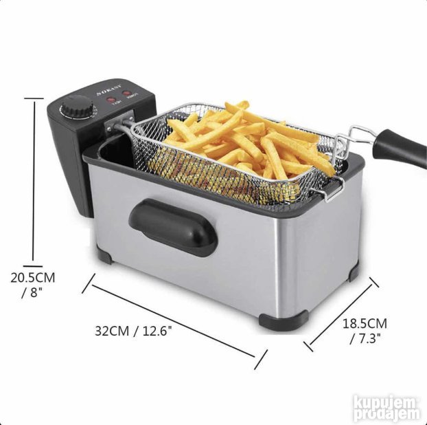 Friteza Električna friteza sa korpom 3.5 L
